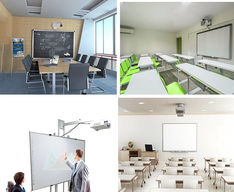 86 Inch Interactive Whiteboard Video Conferencing / Infrared Finger Touch Smart Board