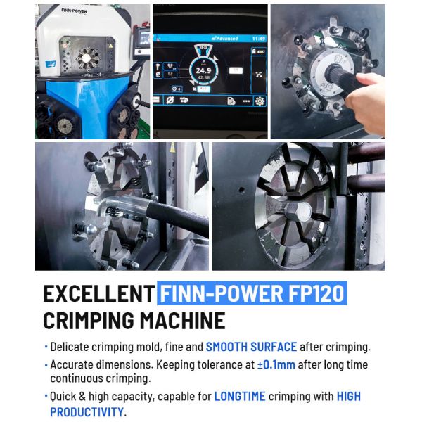 DN10 ID 3/8" 1SC One Wire Braided Hydraulic Hose