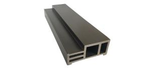 China 98mm 43mm Balcony 2.2meter WPC Composite Handrail wholesale