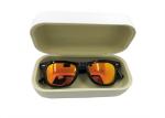 Leather Custom Sunglass Case / Personalized Hard Eyeglass Case