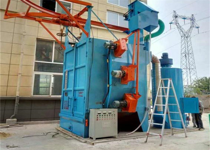 Single Hook Type Hanger Type Shot Blasting Machine One Year Guarantee Q0370