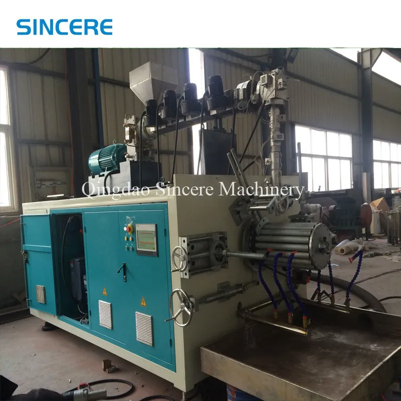 Plastic Inner Rib Reinforced Polyethylene HDPE Structural Wall Spiral Corrugated Pipe Extrusion Machine