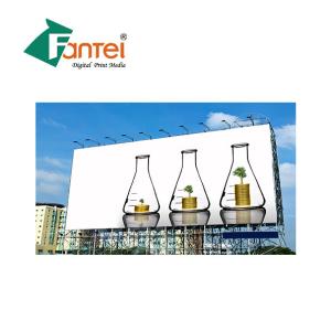 China 13oz White PVC Banner Big Size Printing Lona Flex Banner Material 500*500 wholesale