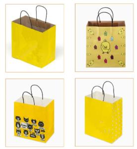 China environment kraft paper shopping bags wholesale