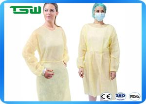 China 40gsm Single Use 115*137cm Nonwoven Isolation Gown wholesale