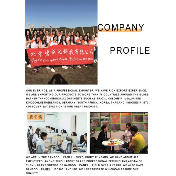 Grooving Bamboo Decks with Modern Design Style and After-sale Assistance