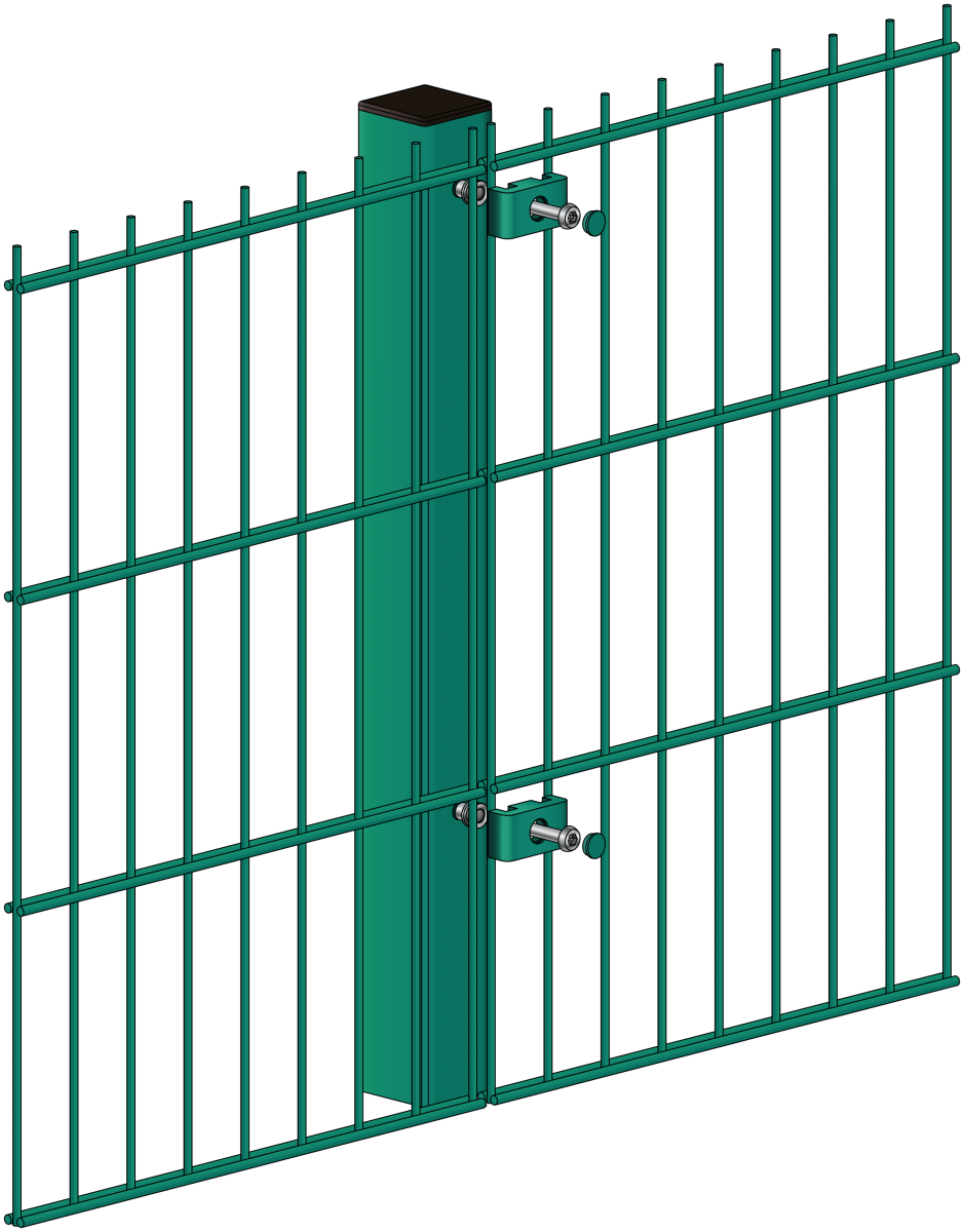 358 Powder coated and galvanized High security prison mesh fencing anti climb fence panel