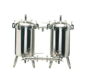 China Manufacturing Plant Food Sanitary Stainless Steel Dairy Milk Filter Duplex Filter wholesale