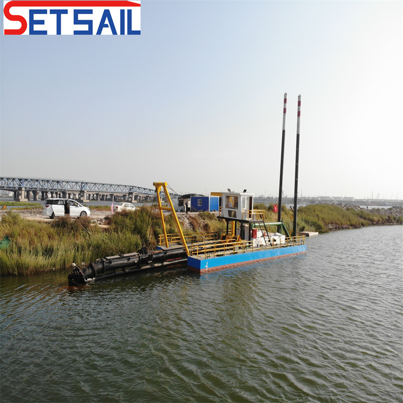 Kingda Pump Set Sail Sand Dredger with Dredging Machine