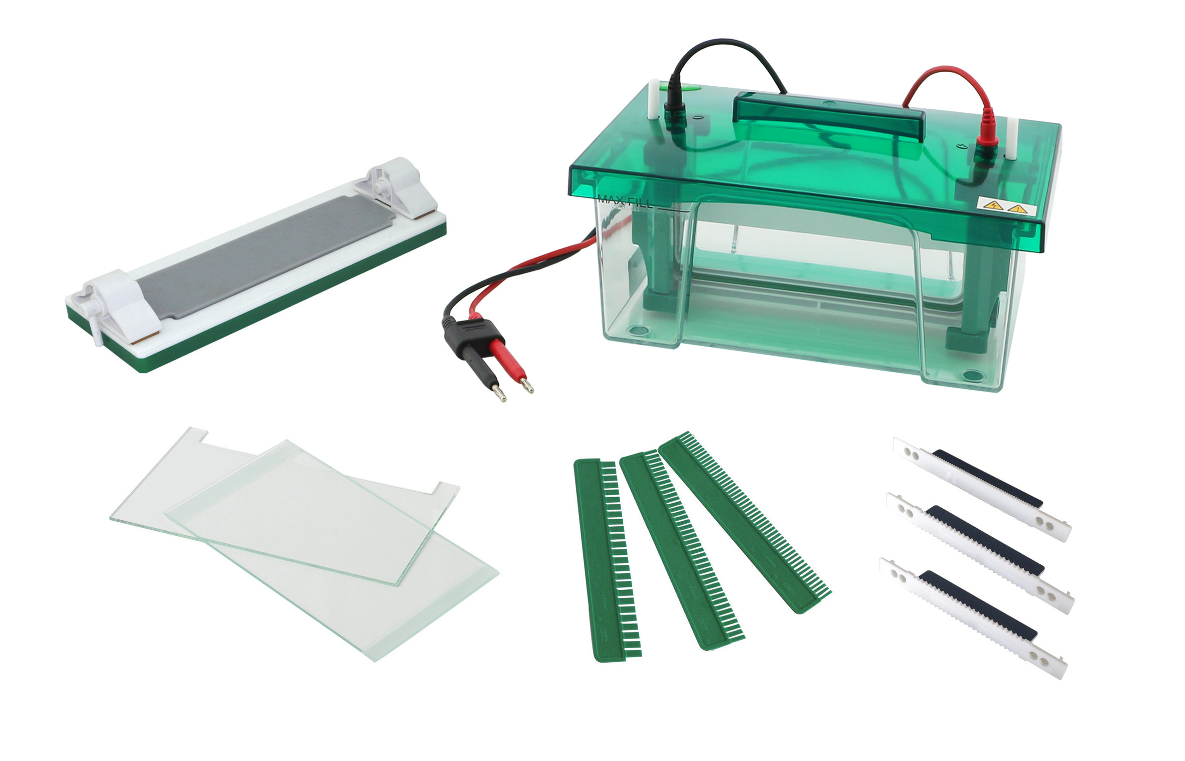 186×95mm Gel Size Polyacrylamide Gel Electrophoresis Apparatus Jy-cz-b