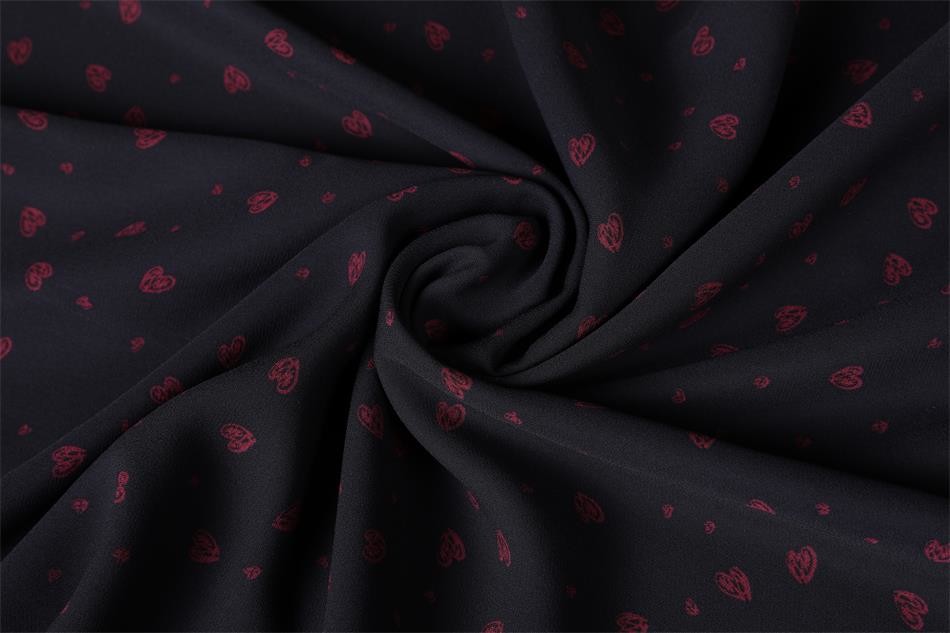 115gsm Polyester Chiffon Fabric 75Dx75D Printed Habijabi Aop
