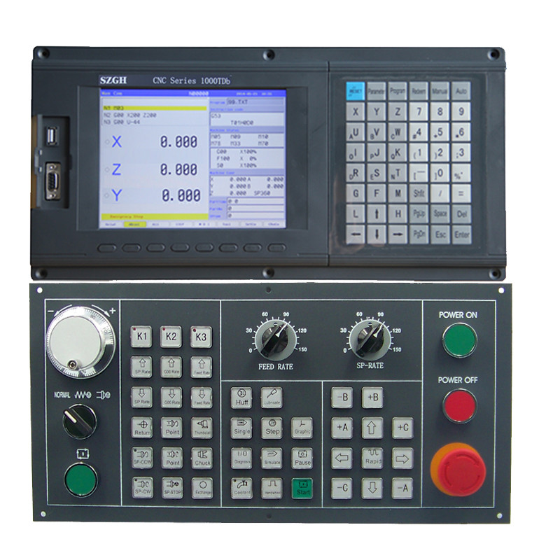 Eco Friendly CNC Lathe Controller / Cnc Computerized Numerical Control , 2 Years Warranty