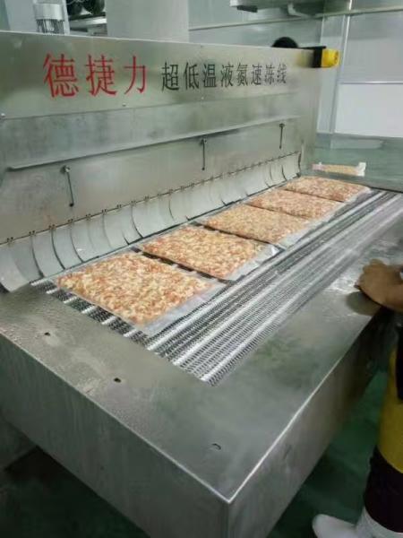 Industrial Freezer Quick Freezing Tunnel Fish Freezer Liquid Nitrogen Tunnel