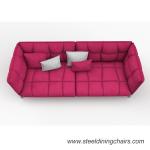 Fabric Husk Two Seater Sofa