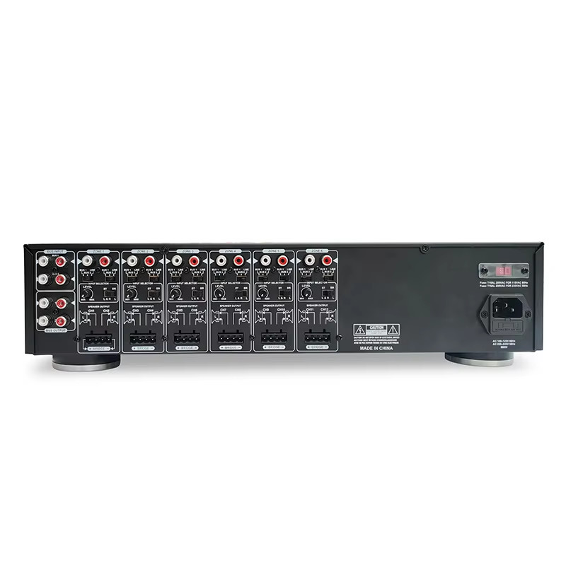 1000 Watts Multi Channel Amplifiers Integrated 6 Zone 12 Channels Home Distributed Audio Amplifiers