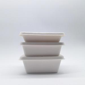 China Restaurant Eco Friendly Disposable Bento Box Biodegradable Oilproof wholesale