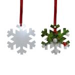 Sublimation Christmas Gifts Supply Double Sided Aluminum Sublimation Christmas