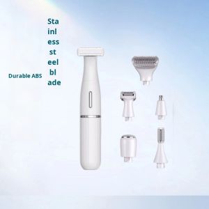 Six-In-One Multifunctional Electric Shaver Set with USB Charging Fully