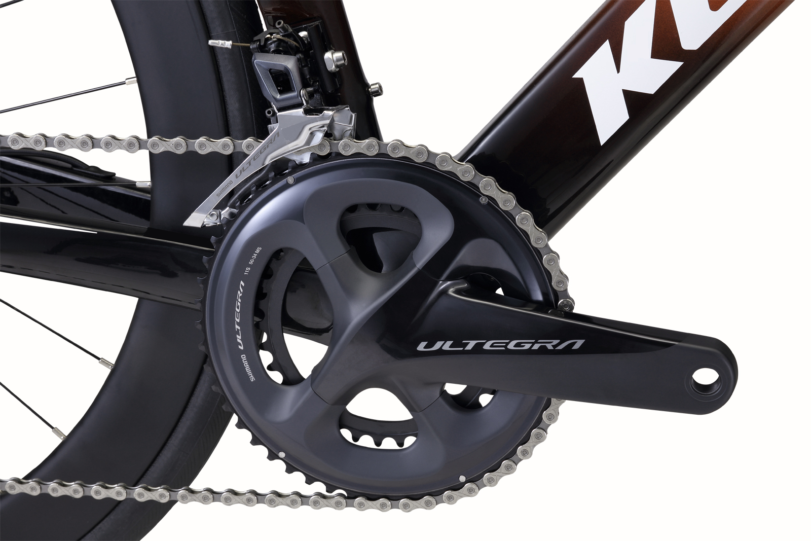 Double Disc Brake KOOTU Road Bike , T800 Carbon Black And Blue Road Bike
