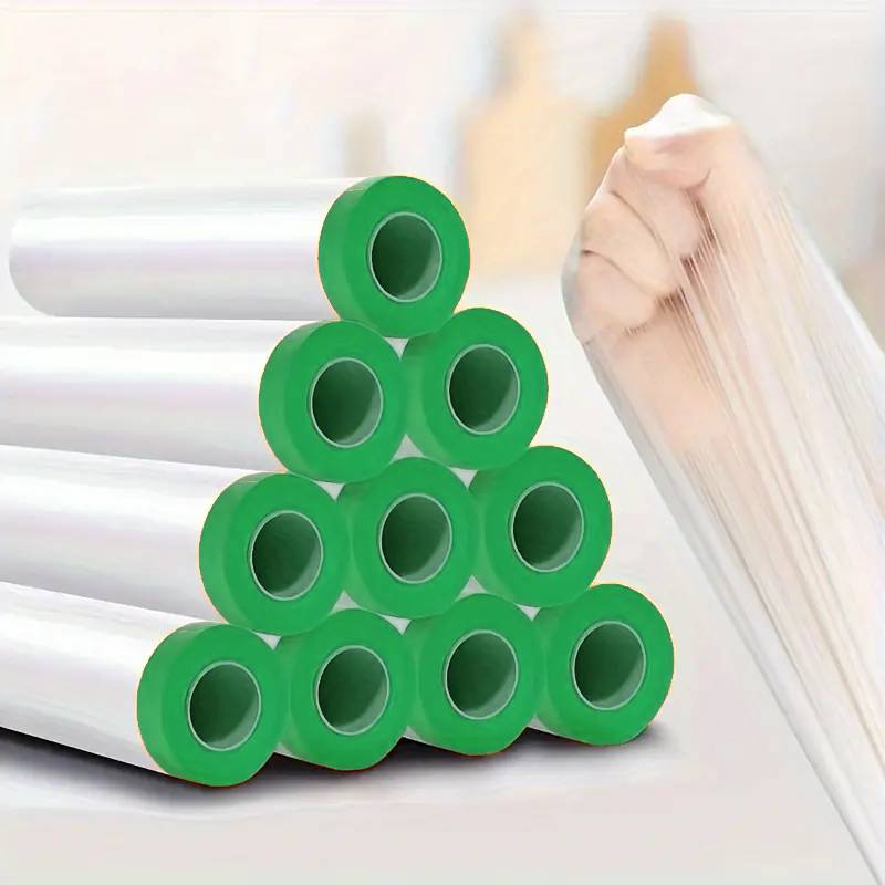 Transparent PE Pre Taped Masking Film Plastic Protection Painting For Furniture Covering