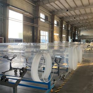 China Manufacture Photovoltaic Quartz Clear Glass Tube Large Diameter wholesale
