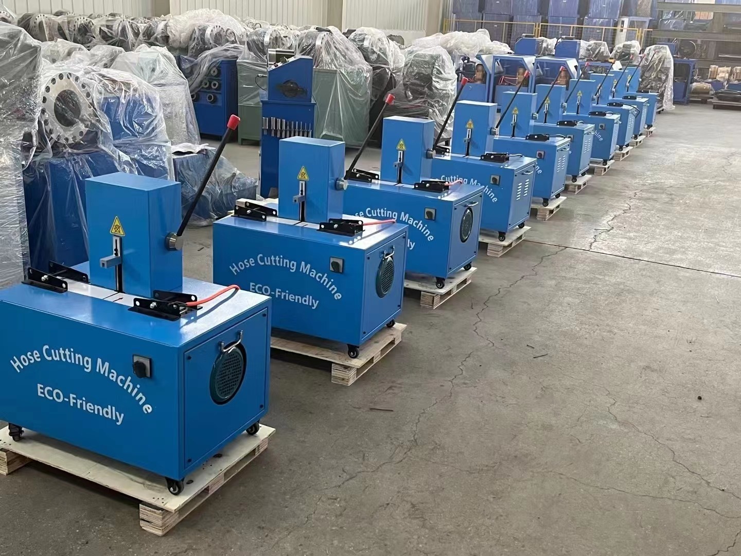High Performance Electric 2 Inch 6 Layers Hose Cutting And Skiving Machine With Blade Protective Cover