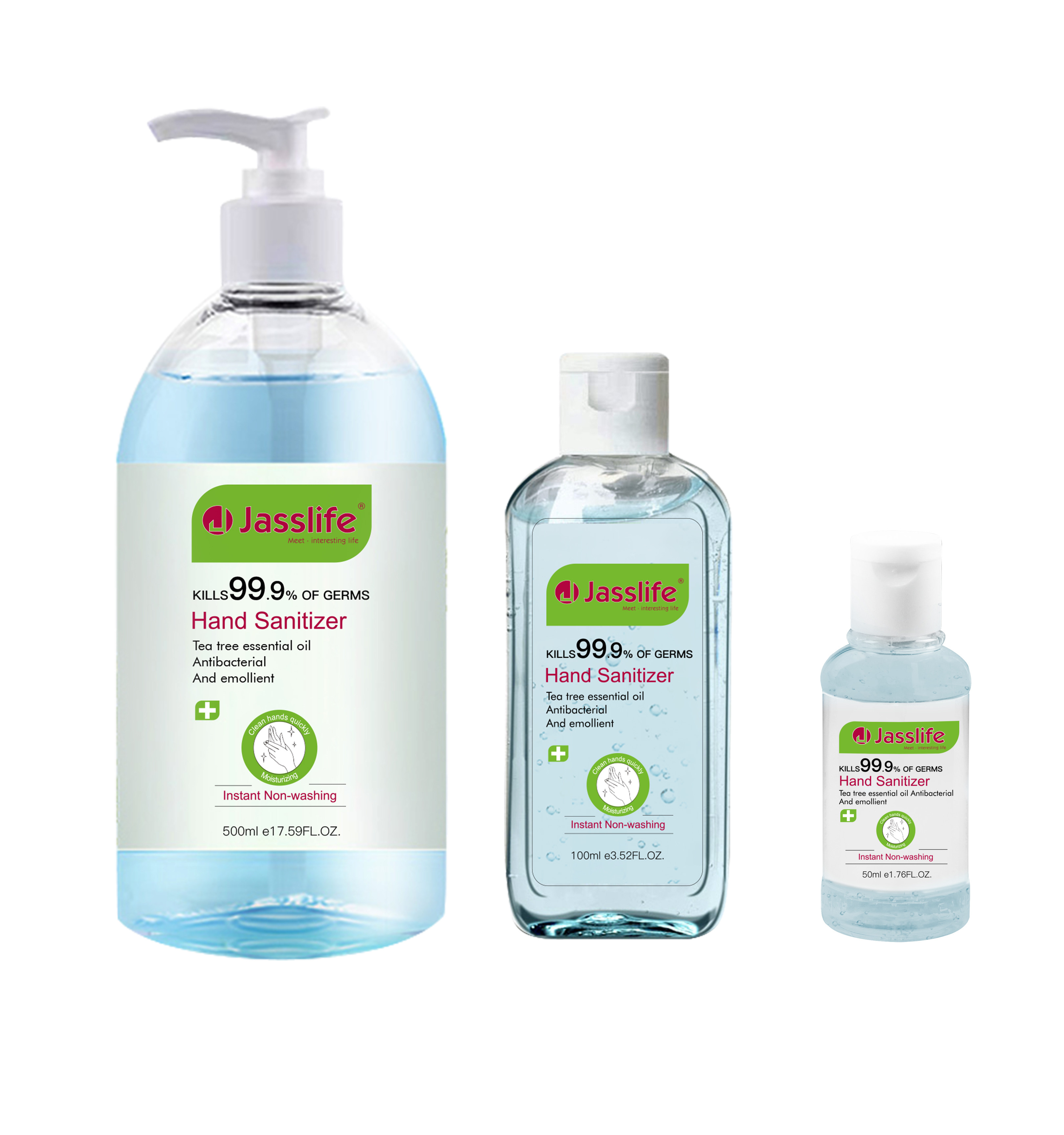 Alcohol Hand Sanitizer 100ml Personal Care Sanitizer Portable Alcohol 75% Disinfectant household use