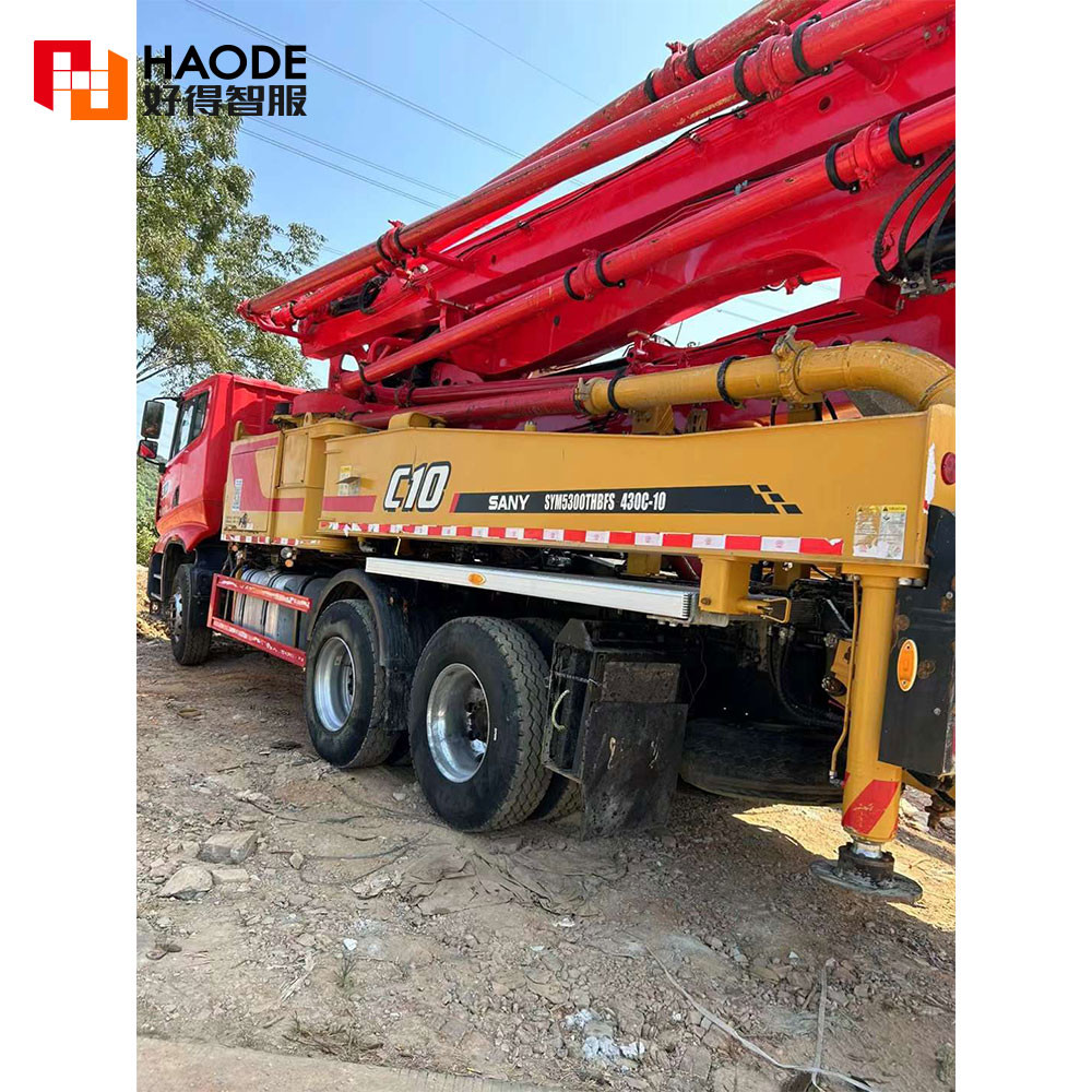 2021 43m Euro5 Second Hand Concrete Machinery Concrete Pump Construction Equipment Used Concrete Pump Truck