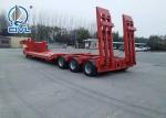Four Double Air Chamber 4 Axles Semi Trailer Trucks