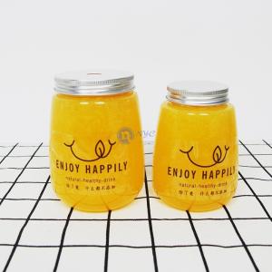 China 210mm Screw Cap 350ml Disposable Juice Containers wholesale