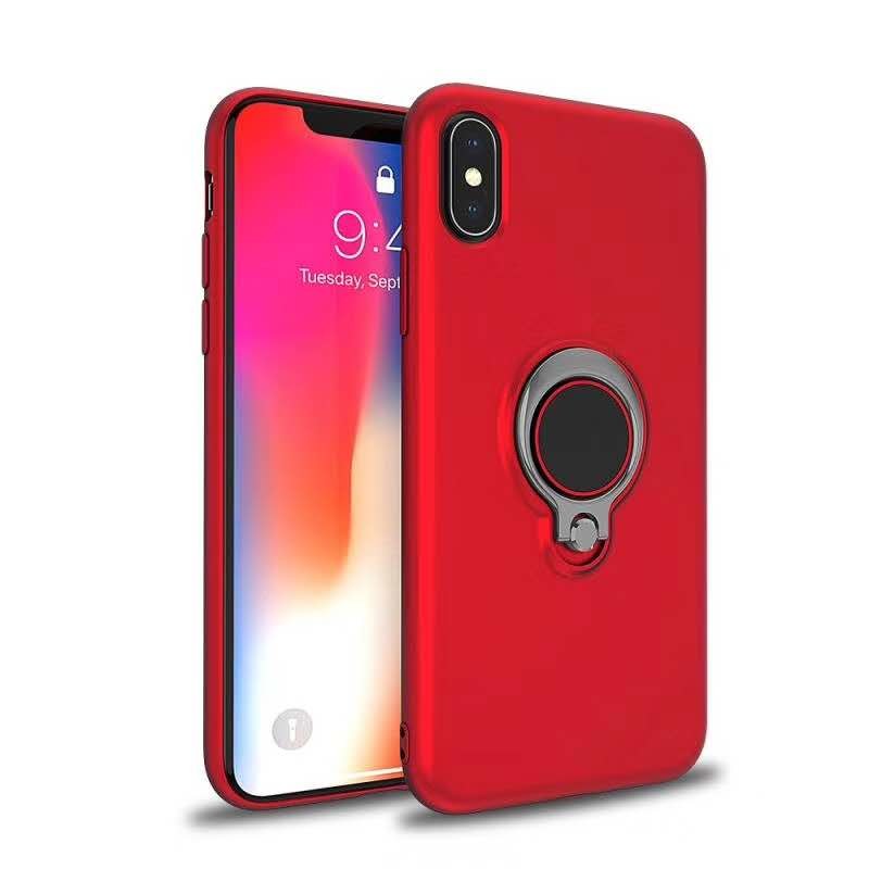 Paited Color Ring Magnetic Car Mount Holder Soft TPU Case Back Cover For Xiaomi Redmi NOTE6 Pro Redmi6/Redmi6A MI8SE S2