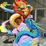 Traditional Dragon Chinese Animal Lantern For Festival Exhibition