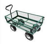 17KG Capacity Heavy Duty Mesh Metal Garden Trolley For Outdoor