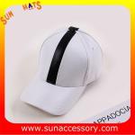 QF17019 Sun Accessory customized wholesale PU leather baseball caps and hats
