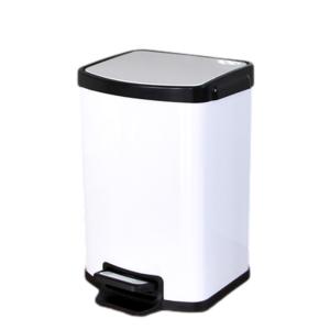 China Scratch Proof 1.85 Gallon Stainless Steel Pedal Trash Can wholesale