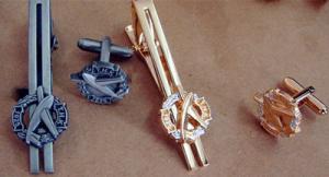 China cufflinks, necktie clips, pins, cuff sets, wholesale