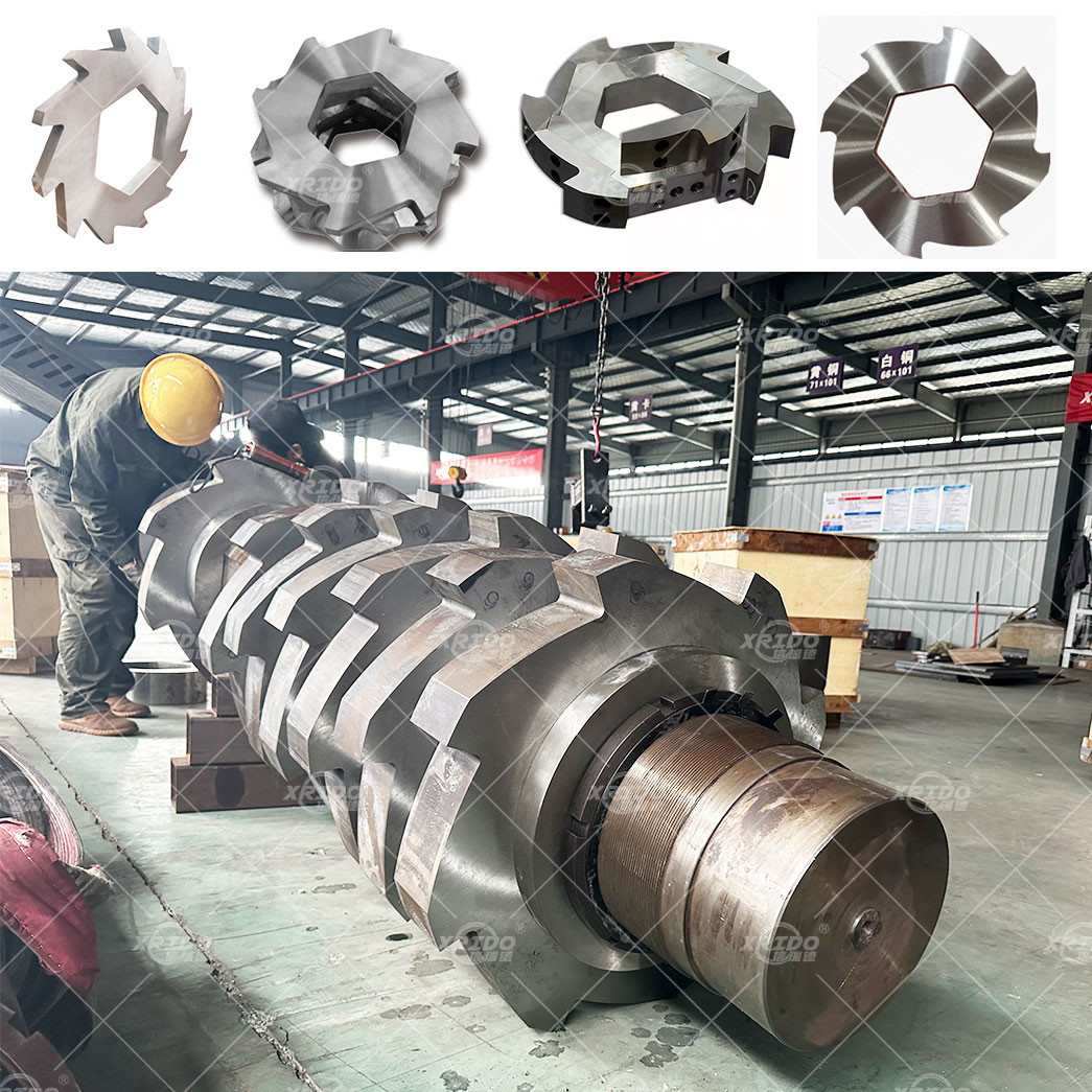 Waste Shredder Machine Solid Waste Shredder Industrial Waste Shredder Solid Waste Dispose Plant