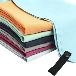 China Wholesale Suede Microfiber Perfect Travel Sports Towel Custom Printed Logo wholesale