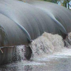 China PP Woven Geotextile Dewatering Tubes Black Air Slaked Reusable Dewatering Bags wholesale