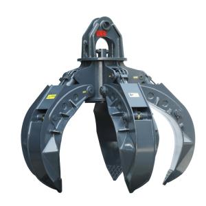 China Excavator Rotary Orange Peel Grapple Excavator Grab PC220 wholesale