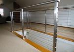 Round / Square Post Stainless Steel Railing Rod Bar Optional For Balcony /