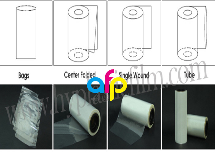 Shrink Type POF Plastic Film Roll Moisture Proof 12.5 micron 15 micron
