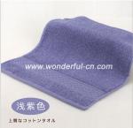 Best quality AZO free cotton terry dobby small red wholesale hand towels