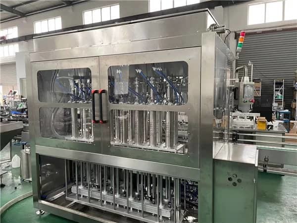 NP-VF Automatic Volumetric Piston Filling Machine With Multy Heads Servo Driven Inline System