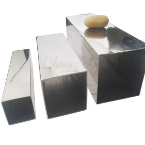 China TUBO CUADRADO BRILLANTE POLISH 600 CALIDAD 201 304 Grade Decorativo Inox Stainless Steel Square Pipe wholesale