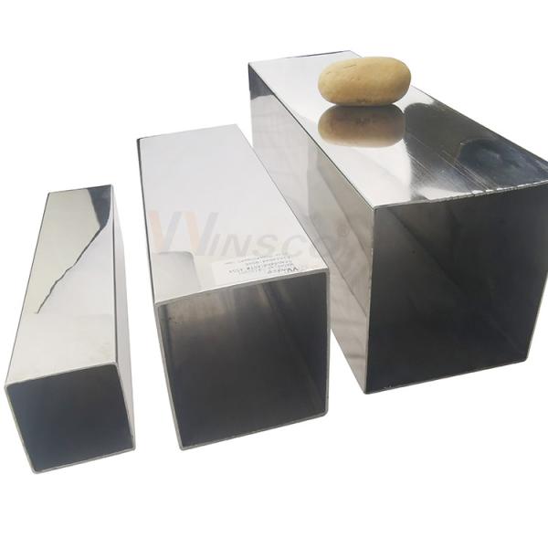 TUBO CUADRADO BRILLANTE POLISH 600 CALIDAD 201 304 Grade Decorativo Inox