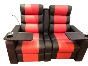 China 580mm Combination Electric Recliner Leather Sofa Couch wholesale