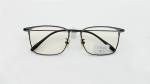 Rectangle Metal Browline Eyeglasses Unisex stainless Frame Full-Rim Stylish