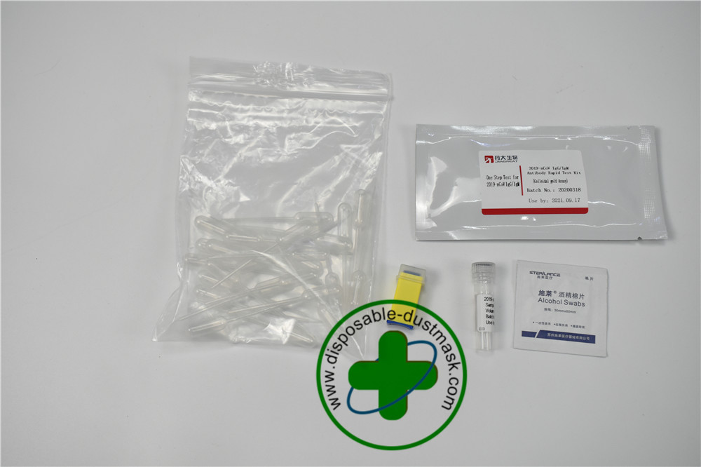 One Step Covid-19 Virus Detection Test Kit Diagnostic Reagent Test Kit With Ce Iso