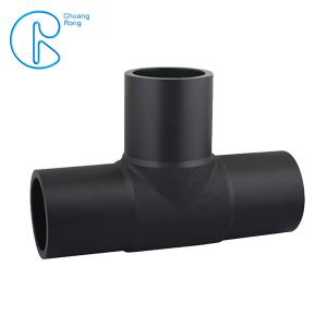 China Dn 50-630mm HDPE Equal Tee Buttweld With 100% Virgin Material PE100 wholesale